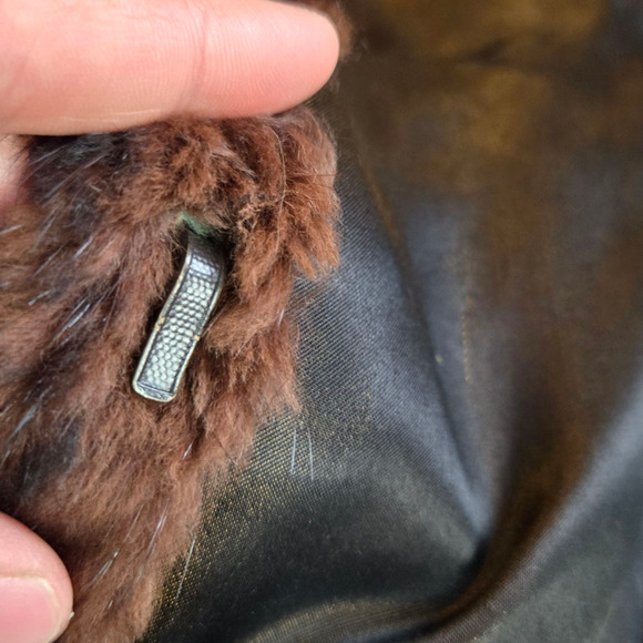 1950s Vintage Brown Mink Fur Coat Mid-Century Swing Old Hollywood Glam Size M/L - Picture 11 of 16